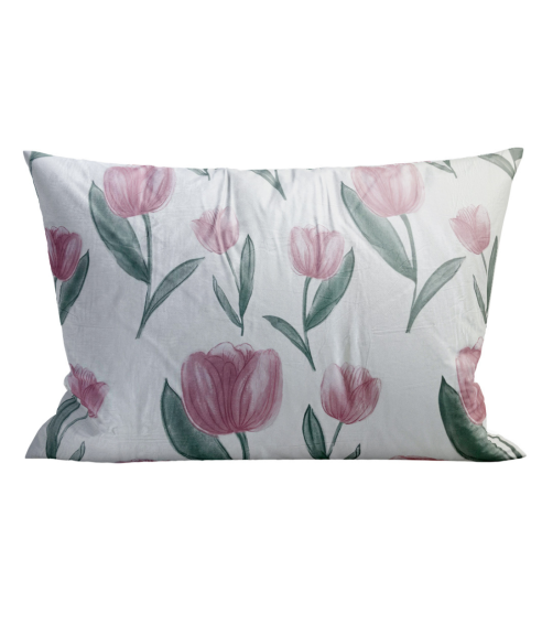 Satin pillowcase “Tuliplace”. Pillowcases 70x80