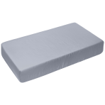 Satin Bed Sheet „Moon Grey Satin flat sheet“, 150x220 cm, 200x220 cm, 220x240 cm. Smooth pastel grey sheet without pattern