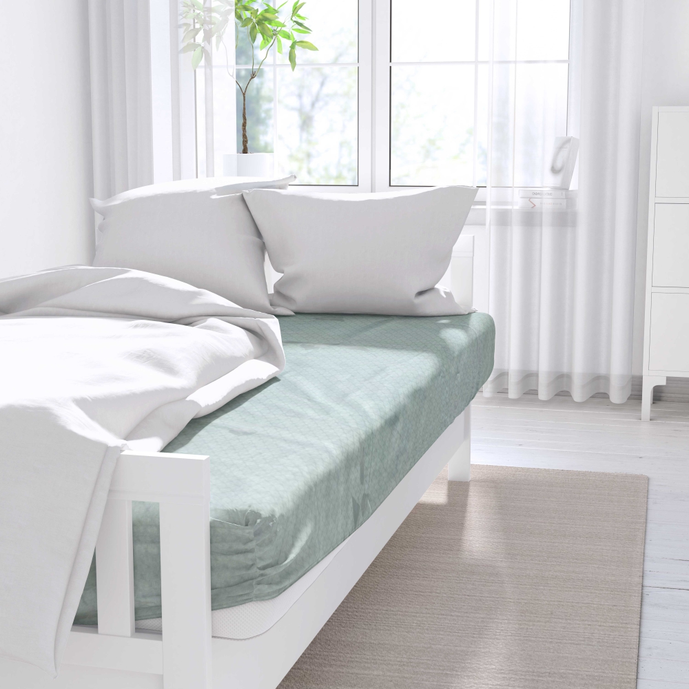 Satin flat sheet "Sensacia", 150x220 cm, 180x220 cm, 200x230 cm