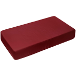 Satin Bed Sheet „Sun-dried Tomato Sateen“, 150x220 cm, 200x220 cm, 220x240 cm. Solid flat sheet in a rich red colour.