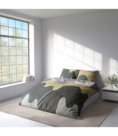 Premium Sateen Bedding Set „Artistic“. Satin bedding sets