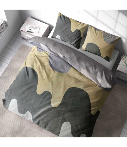 Premium Sateen Bedding Set „Artistic“. Satin bedding sets