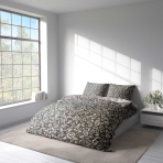Premium Sateen Bedding Set „Delicate“. Bedding sets with plants, 140x200 cm
