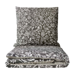 Premium Sateen Bedding Set „Delicate“. Bedding sets with plants, 140x200 cm