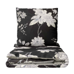 Premium Sateen Bedding Set „Embrace“. Bedding sets with plants, 200x200 cm