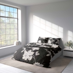 Premium Sateen Bedding Set „Embrace“. Bedding sets with plants, 200x200 cm