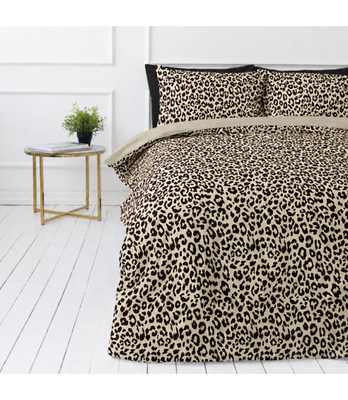 Sateen Bedding Set „Exotic Leopard“. Satin bedding sets