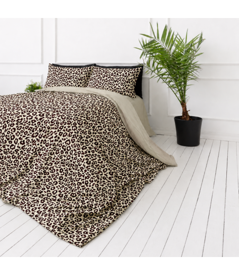 Sateen Bedding Set „Exotic Leopard“. Satin bedding sets