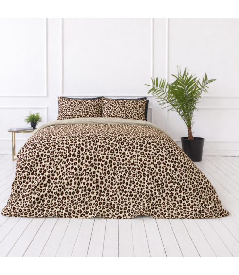 Sateen Bedding Set „Exotic Leopard“. Satin bedding sets