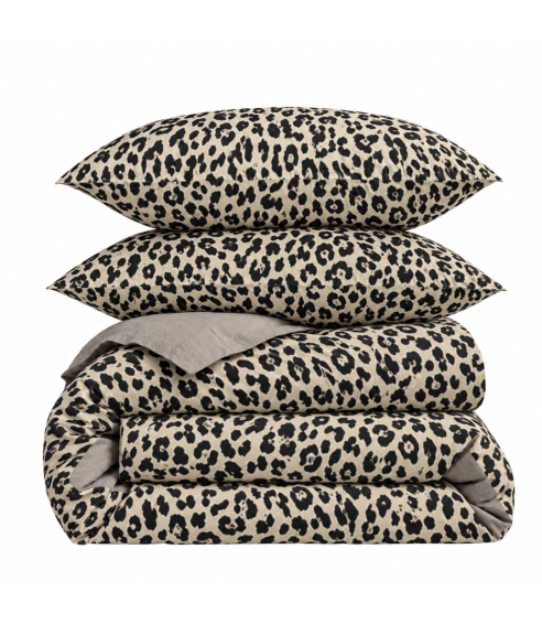 Sateen Bedding Set „Exotic Leopard“. Satin bedding sets