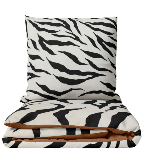 Sateen Bedding Set „Exotic Zebra“. Satin bedding sets