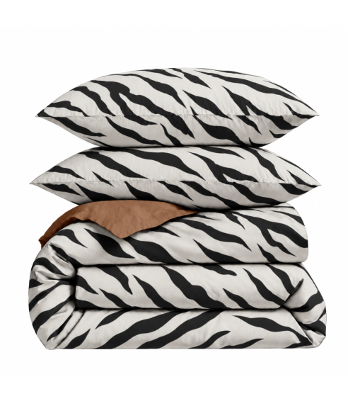 Sateen Bedding Set „Exotic Zebra“. Satin bedding sets