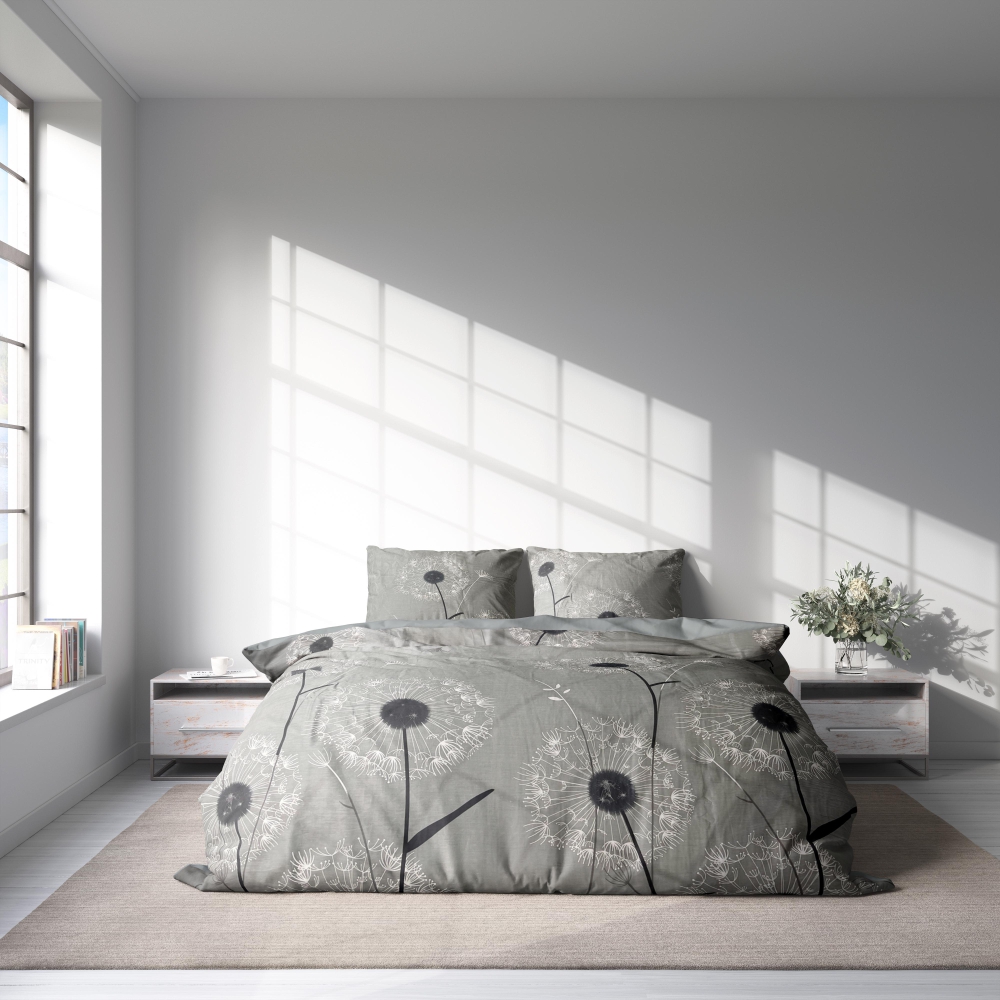 Premium Sateen Bedding Set „Final Bloom“. Bedding sets 135x200, 140x200 cm, 200x200 cm, 200x220 cm