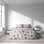 Premium Sateen Bedding Set „Floral“. Bedding sets with plants, 140x200 cm, 160x200 cm, 200x200 cm, 200x220 cm