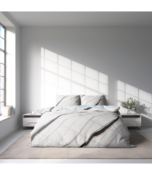 Premium Sateen Bedding Set „Heavenly Haze“. Satin bedding sets