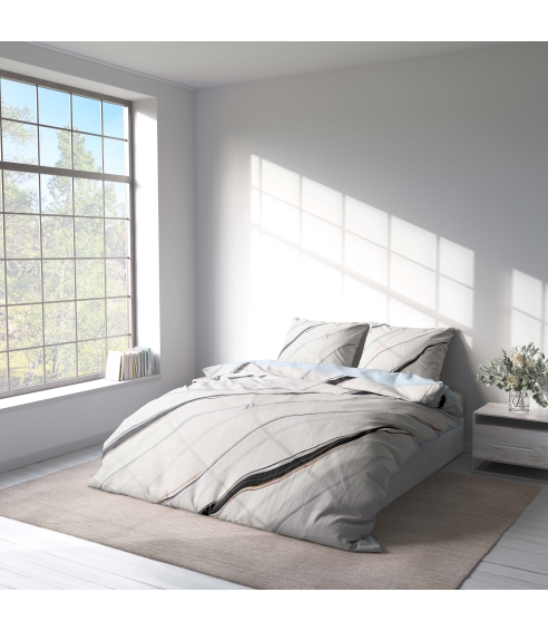 Premium Sateen Bedding Set „Heavenly Haze“. Satin bedding sets