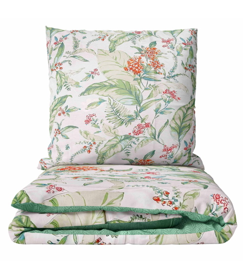 Premium Sateen Bedding Set „Herbalia“. Satin bedding sets