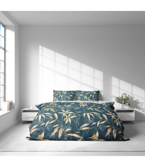 Sateen Bedding Set „Myrtle Tangle“. Satin bedding sets