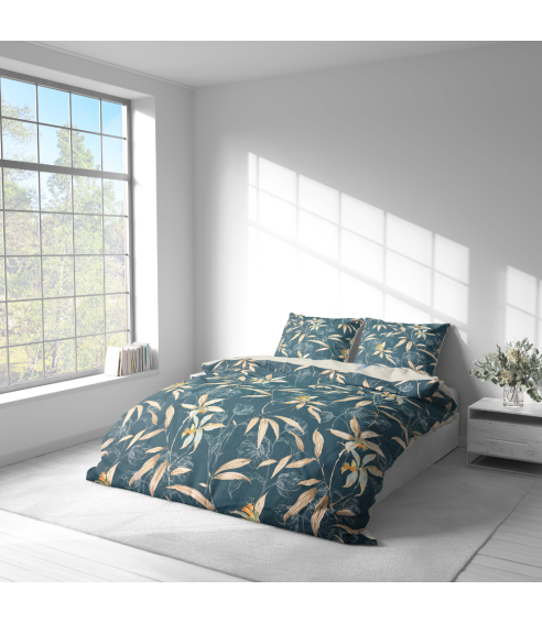 Sateen Bedding Set „Myrtle Tangle“. Satin bedding sets