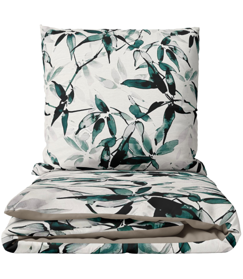 Sateen Bedding Set „Nature’s Sketch“. Satin bedding sets