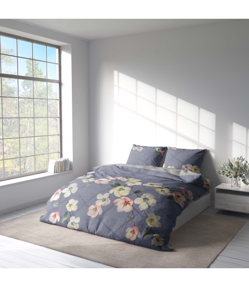 Sateen Bedding Set „Petals“. Satin bedding sets