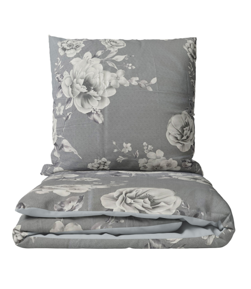 Sateen Bedding Set „Pivoine“. Satin bedding sets