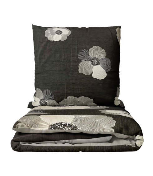 Sateen Bedding Set „Poppiescape“. Satin bedding sets