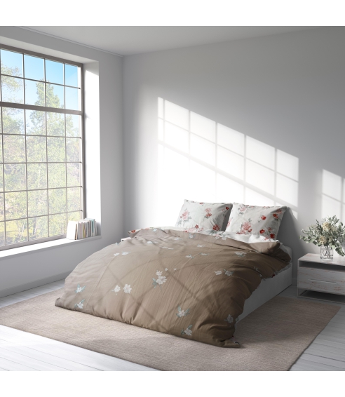 Sateen Bedding Set „Pure Romance“. Satin bedding sets