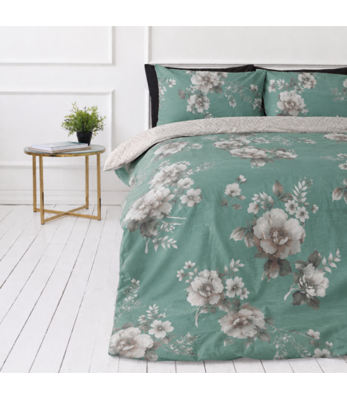 Sateen Bedding Set „Sage Whisper“. Satin bedding sets