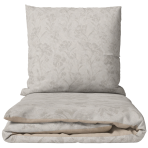 Sateen Bedding Set „Sand Damask“. Beige bedding sets, 140x200 cm, 200x200 cm, 200x220 cm. Grey-cream bedding with a subtle light floral and leaf pattern Sateen Bedding Set „Sand Damask“. Beige bedding sets, 140x200 cm, 200x200 cm, 200x220 cm. Grey-cream bedding with a subtle light floral and leaf pattern