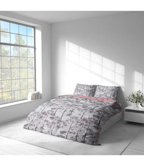 Sateen Bedding Set „Silent Grove“. Satin bedding sets