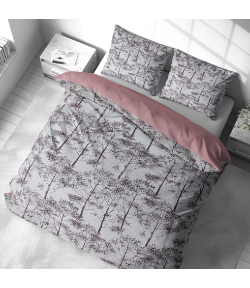 Sateen Bedding Set „Silent Grove“. Satin bedding sets