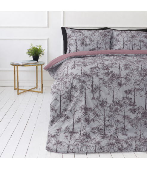 Sateen Bedding Set „Silent Grove“. Satin bedding sets