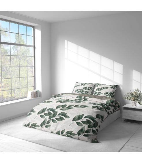 Sateen Bedding Set „Viridelle“. Satin bedding sets