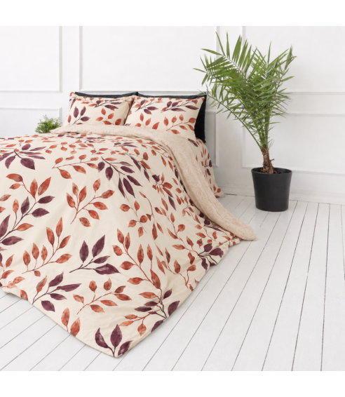 Sateen Bedding Set „Terracotta“. Satin bedding sets