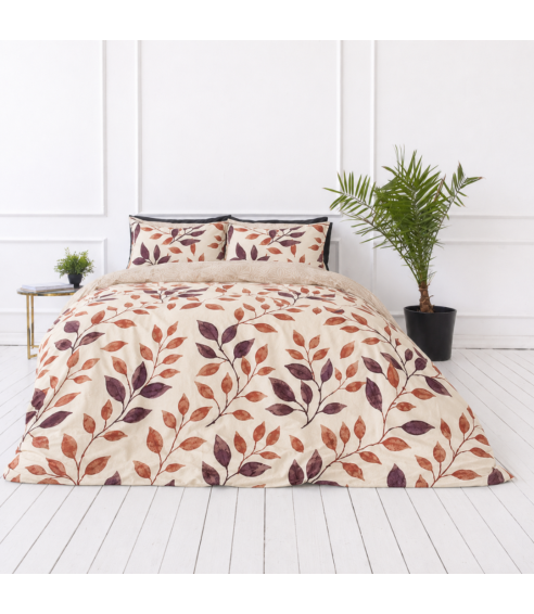 Sateen Bedding Set „Terracotta“. Satin bedding sets