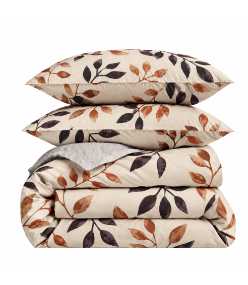 Sateen Bedding Set „Terracotta“. Satin bedding sets