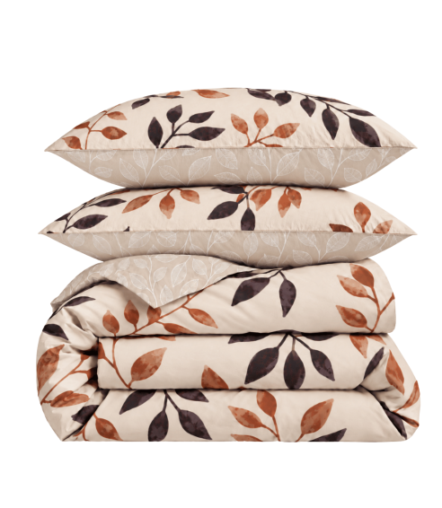 Sateen Bedding Set „Terracotta“. Satin bedding sets