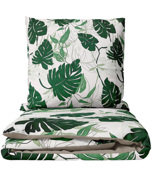 Sateen Bedding Set „Urban Jungle“. Satin bedding sets