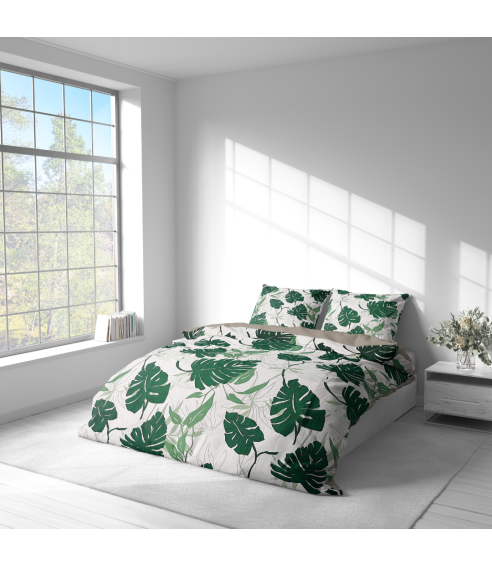 Sateen Bedding Set „Urban Jungle“. Satin bedding sets