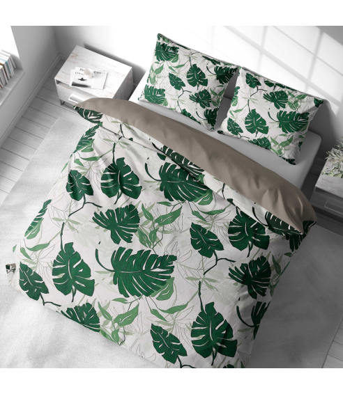Sateen Bedding Set „Urban Jungle“. Satin bedding sets