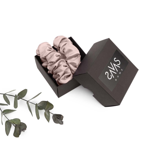 Silk hair scrunchies "Antico". Hair scrunchies
