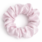 Silk hair scrunchies "Luxe Pink". Jewelry. Soft blush pink silk scrunchie with subtle sheen