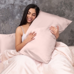 Silk pillowcase „Antico“. Pillowcases 50x60. Silk pillowcase in antique rose tone – perfect as a gift.