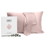 Silk pillowcase „Antico“. Pillowcases 50x60. Pink silk pillowcase with a gift box included.