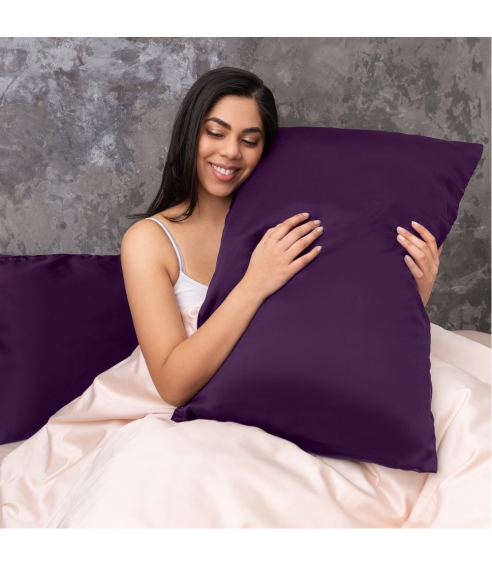 Silk pillowcase "Heather". Silk pillowcases