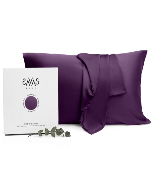 Silk pillowcase "Heather". Silk pillowcases