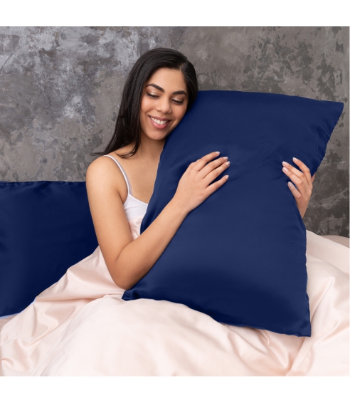 Silk Pillowcase "Indigo". Silk pillowcases