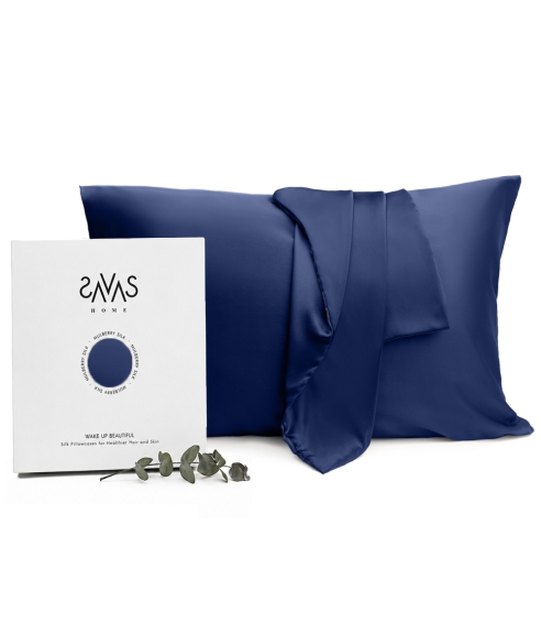 Silk Pillowcase "Indigo". Silk pillowcases