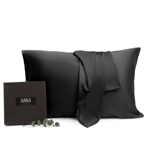 Silk Pillowcase „Obsidian Silk“. Pillowcases 50x70